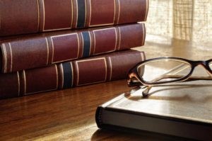 Medical reference books representing professional document review